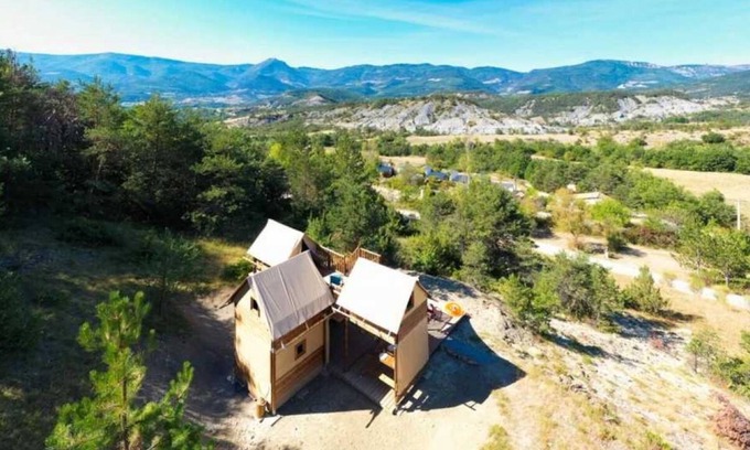 Rosans Cabin | Cabane 4 étoiles - Piscine - ccbacgi