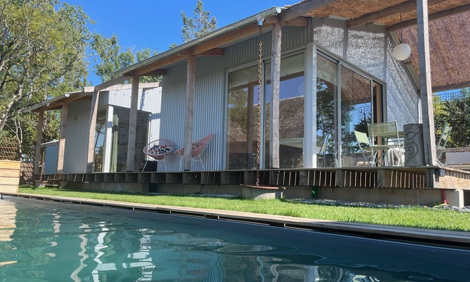 Bozouls Cabin | Unique Cabane Insolite L'alrance: Pool & Spa Retreat