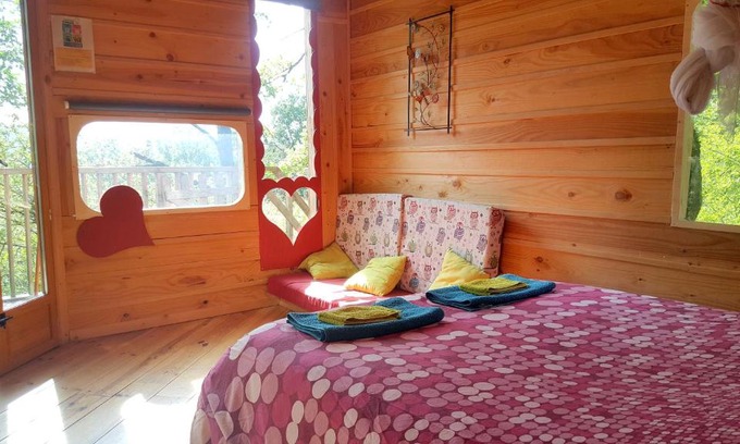 Saint-Victor-Rouzaud Other | Delightful Cabanes Sainte Camelle: Family-Friendly Retreat