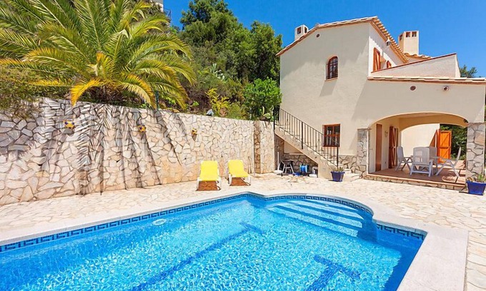 Calonge House | Unwind at Cabanyes by Interhome with Oceanfront Views