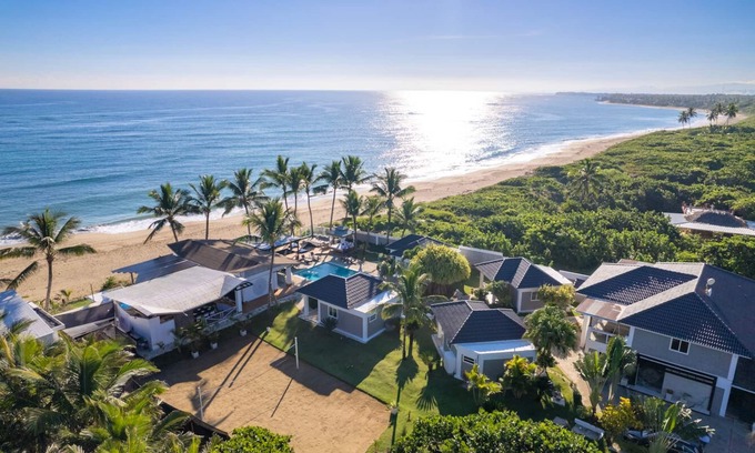 Cabarete Villa | Beachfront Oasis: Villa Azul with Private Pool & Spa