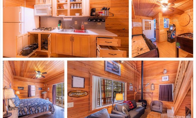 Christopher Creek Resort | Pet-Friendly Cabin #4: Game Room & Playground for Families