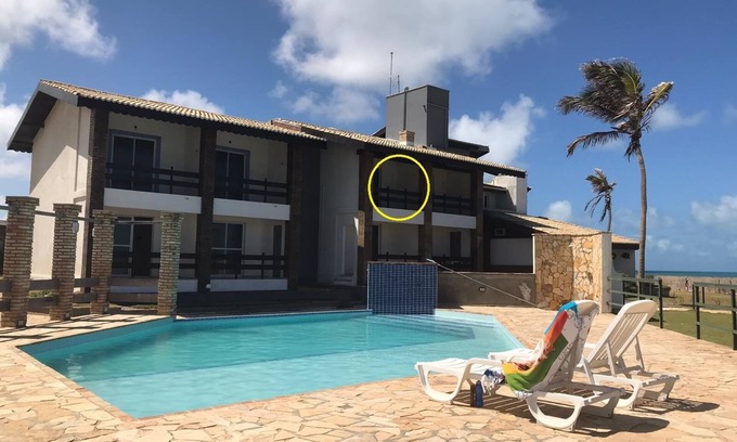 Aguas Belas Apartment | Seaside Cabin Apartment with Pool and Beautiful Ocean Views