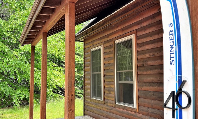 Bridgton Cabin | Tranquil Cabin Escape: Private Beach & Scenic Lake Views