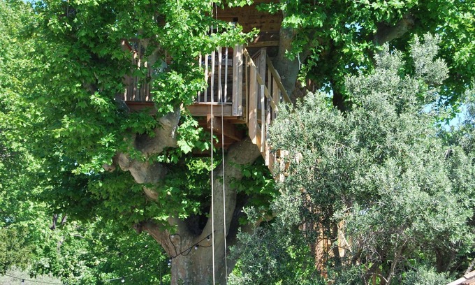 Salon-de-Provence Cabin | Tranquil Cabin with Pool, Ocean View & Family-Friendly Fun