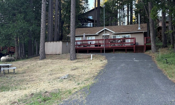 Long Barn Cabin | Scenic Cabin Retreat: Pet-Friendly, Pool & Great Reviews