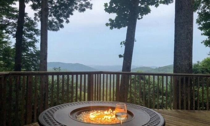 Ferguson Cabin | Serene Cabin Retreat with Hot Tub and Scenic Views