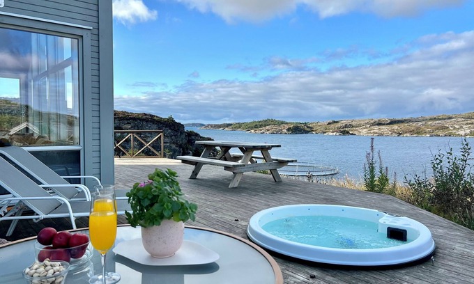 Steinsland Cabin | Scenic Cabin with Ocean Views & Outdoor Hot Tub Awaits