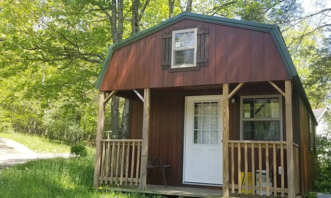 Mount Storm Apartment | Cozy Cabin Z at Abrams Creek: Pet-Friendly and Spa Amenities