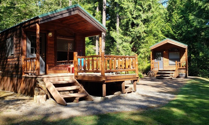 Adelma Beach Cabin | Experience Nature at Cabins at Treefrog Woods, Port Townsend