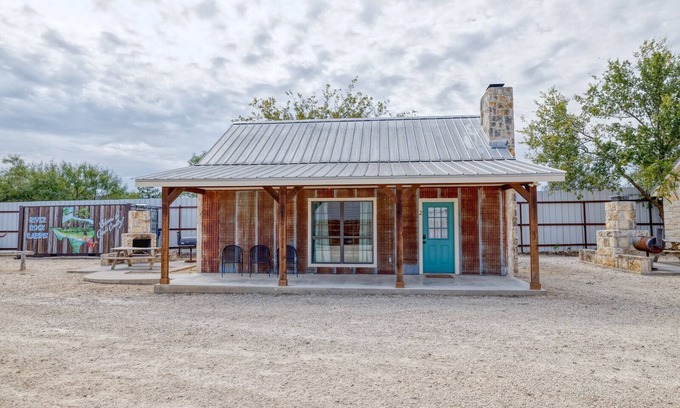 Concan Cabin | Relax at River Rock Cabin #2 by the Frio River
