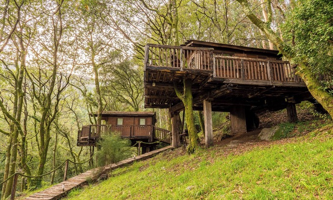 Puebla del Caraminal Cabin | Serene Cabañas Luxury Retreat in Rio with Spa & Breakfast