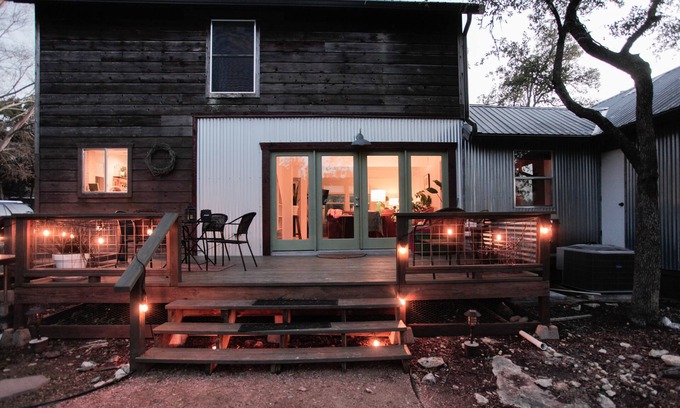 Wimberley House | Relax at Cajun Moon Ranch with Hot Tub & Nature Trails