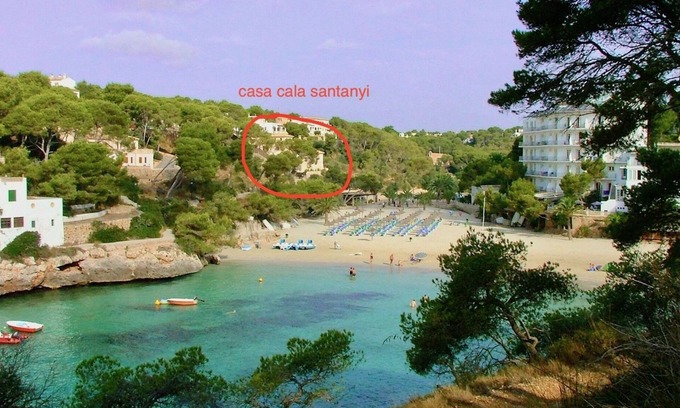 Cala Santany House | Beachfront Cala Santanyi Vacation House with Private Pool