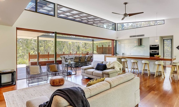 Doonan House | Pet-Friendly Calanthe Acreage with Ocean View & Pool