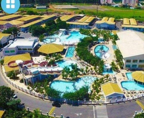 Centro Apartment | Relax at Caldas Novas Lacqua Diroma: Pool & Hot Tub Retreat
