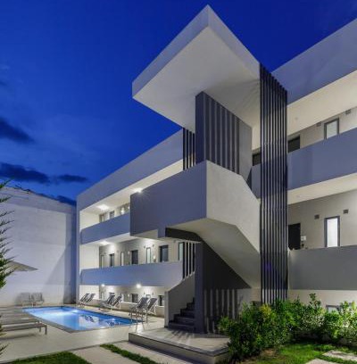 Kallithea Apartment | Oceanfront Calm Chaos Studio with Pool & 9.6/10 Rating
