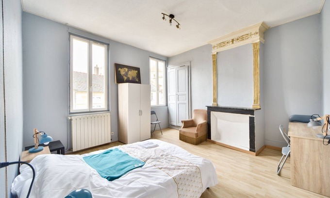 Nevers Apartment | Relaxing Retreat at Calming Lilac in Nevers' Heart