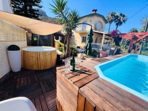 La Canuta House | Private Calpe Chalet with Pool, Hot Tub & Beach Access
