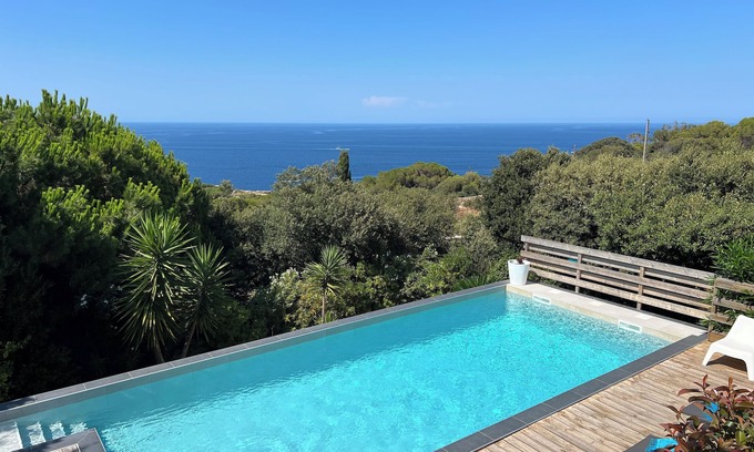 Calvi Villa | Unique Calvi Villa with Panoramic Sea View and Pool