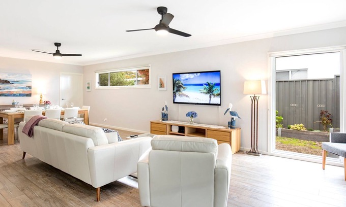 Callala Beach House | Calypso: A Short Walk to the Beach with Community Pool