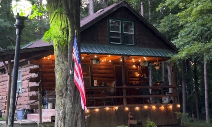Cohocton Cabin | Camp Believe It is a secluded cabin with 50 acres of hiking trails!