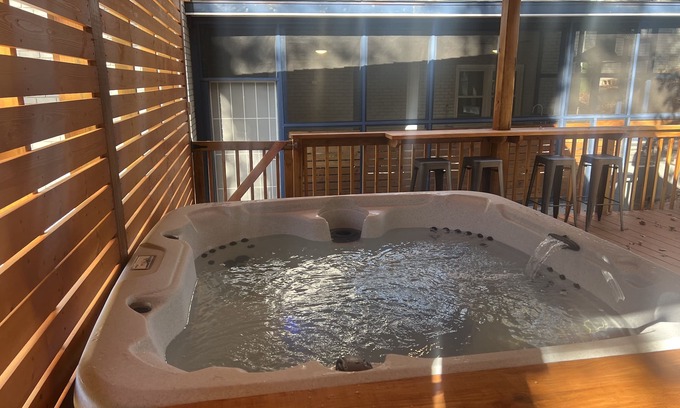 Church Street House | Experience Camp Creek Landings: Hot Tub, Pool Table & Spa