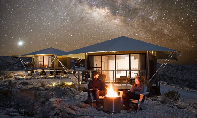 Terlingua Cabin | Unforgettable Camp Elena - Ocotillo Tent 1 with Pool & Breakfast