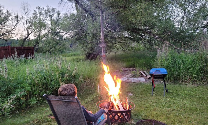 Madeline Island RV Rental | Camp in style with AC/heat, WIFI, on Main Street, 1 block from Joni's beach