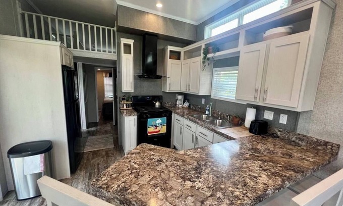 East Liberty Apartment | Cozy Campground Tiny Home #44 with Pool & Breakfast