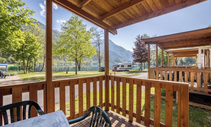 Ledro RV Rental | Relaxing Retreat at Camping 'Al Lago Zefiro' with Lake View