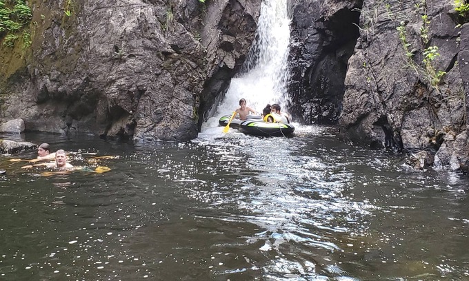 Crown Point RV Rental | Inviting Creekside Camping Classic ADK Style Retreat
