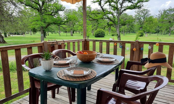 Bannay RV Rental | Pet-Friendly Retreat at Camping de l'Île with Pool & Dining