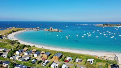 Brignogan-Plage Other | Cozy Camping de la Côte des Légendes with Ocean Views