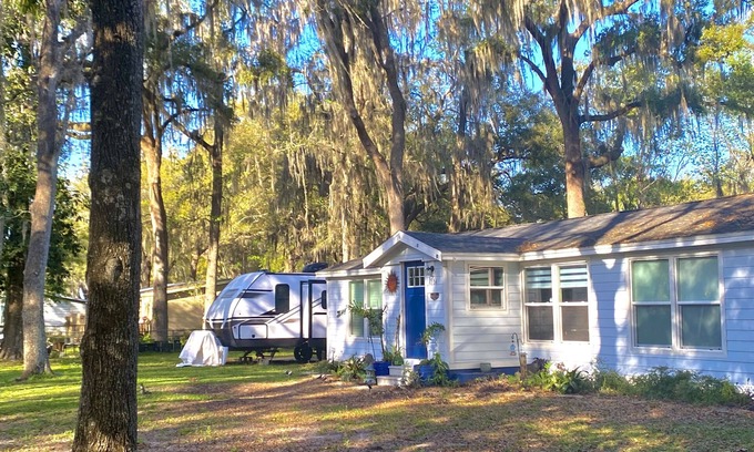 Doctors Inlet House | Experience Camping in Style: Pet-Friendly RV with Ocean View