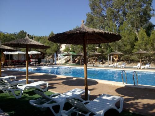 Orihuela Other | Oceanfront Retreat at Camping la Pedrera with Pool & Hot Tub
