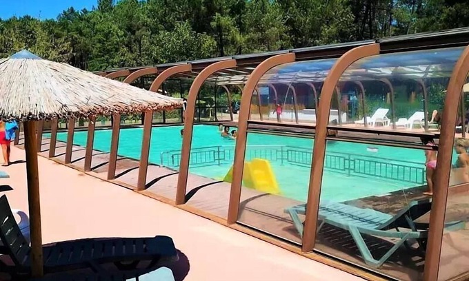 Saint-Michel-Escalus House | Relaxing Retreat at Camping Landes Océanes with Ocean Views