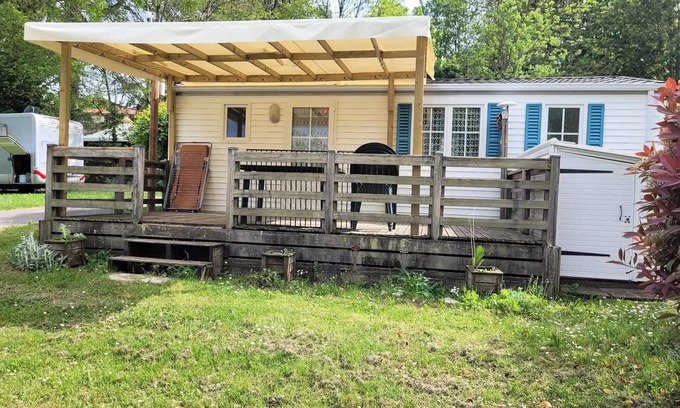 Le Grand Serre House | Relax at Camping Le Grand Cerf: Mobile Home for 4 Guests