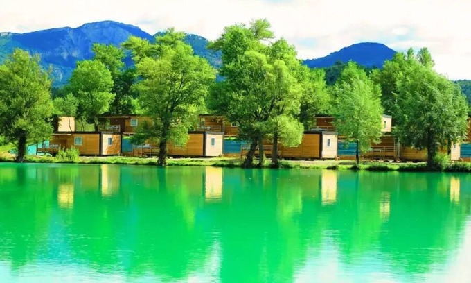 Chatillon-en-Diois House | Family-Friendly Comfort at Camping Le Lac Bleu - Mobile Home