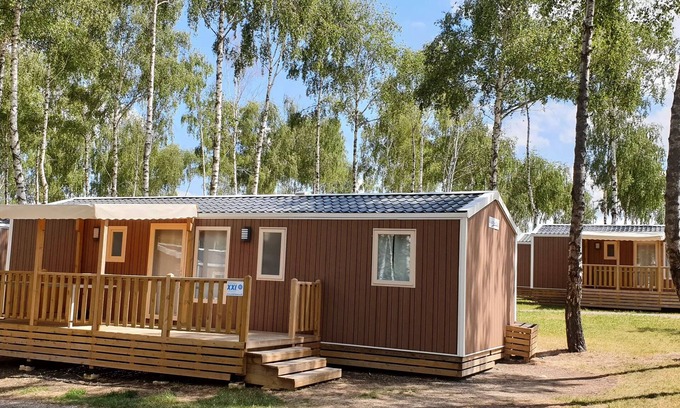 Chatel-Guyon House | Family-Friendly Camping Le Ranch des Volcans with Spa & Kitchen