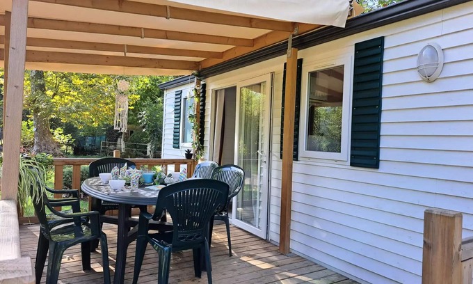 Saint-Cere House | Family-Friendly Camping Le Soulhol: Mobile Home for 6