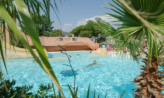 Bormes-Les-Mimosas RV Rental | Cozy Retreat at Camping TIKAYAN CLAU MAR JO with Pool
