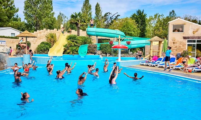 Olonne-sur-Mer House | Experience Camping Bois Soleil: Oceanfront Escape for Two