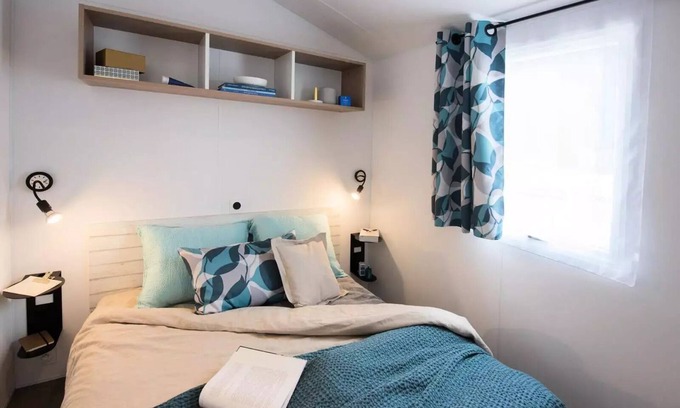 Binic House | Oceanfront Escape at Camping Le Panoramic - Family Mobile Home