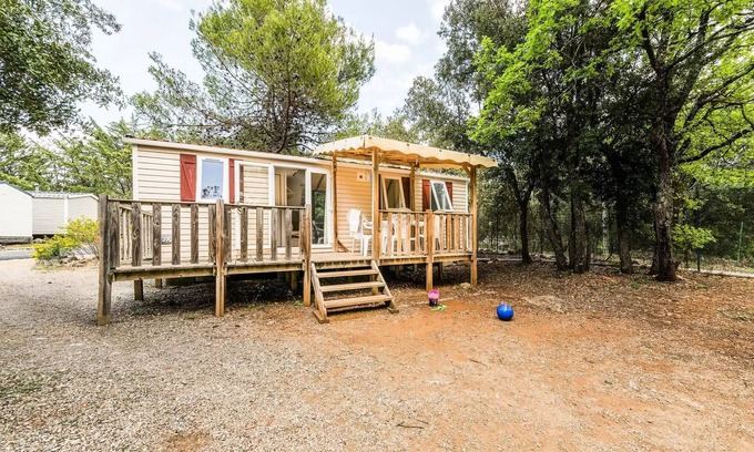 Cadenet House | Campsite Le Val de Durance **** - Mobile home 3 rooms 4 adults + 2 children air conditioned