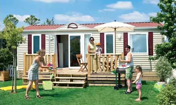 Pornichet House | Family-Friendly Cottage at Campsite Les Forges with Ocean View