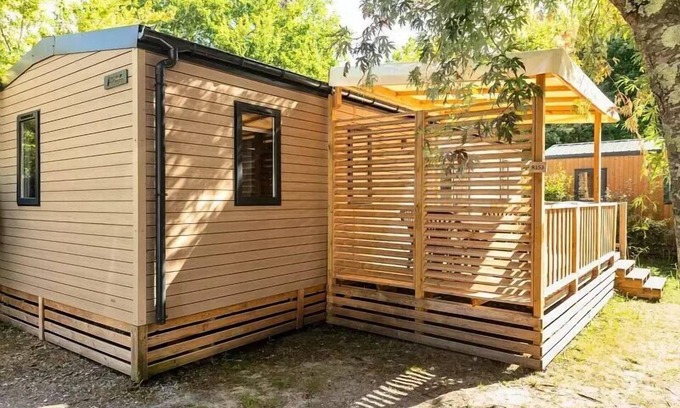 Biscarrosse House | Campsite Mayotte Holidays* - Mobile home Premium 4 rooms 6 people air-conditioned