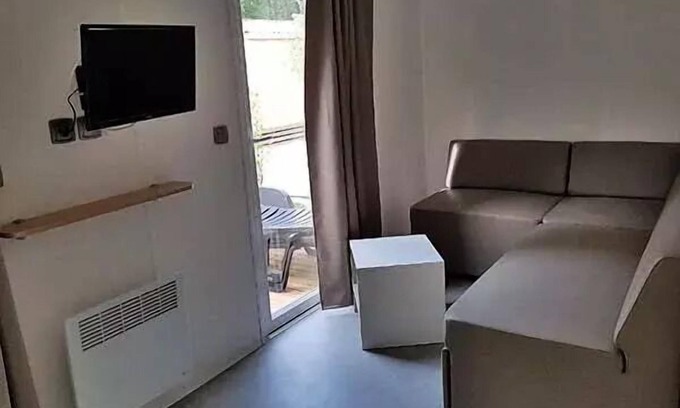 Greoux-les-Bains House | Campsite Verdon Parc* - Mobile home Premium 3 rooms 4 people air-conditioned - TV
