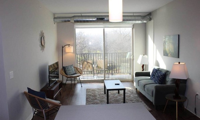 Ames Apartment | Convenient Campustown Flat with Spa and Kitchen Access