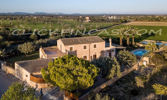 Campos Villa | Can Barret, traditional Mallorcan finca for 9 people with pool